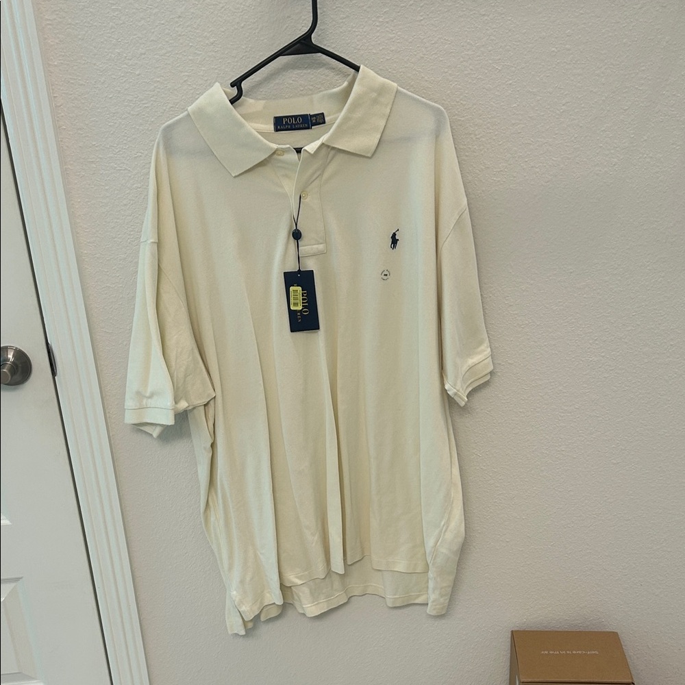 Polo by Ralph Lauren Men's Off-White Polo Shirt